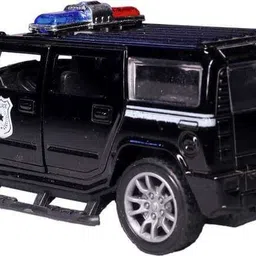 swe Die-Cast Metal Police SUV Toy Car Model, Scale 1:32 image 2