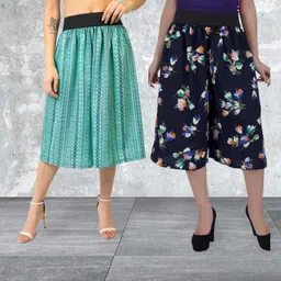 maiyacollection Women Multicolor Capri image 1