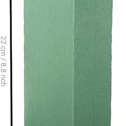 krazylights Floral Foam Block Brick for Artificial Flower Art n Craft (Green-3Pc, 10x8x22cm) image 3
