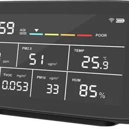 mxrady Air Quality Meter 10In1 With WIFI Detects CO2,PM2.5/PM10,HCHO,TVOC,temp,humidity Air Quality Meter-picture-18