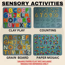 ambaji creations 2-in-1 Alphabet Tracing Board | Montessori Writing Toy | Drawing Slate image 4