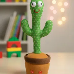 shelke Dancing Cactus Toy – Talking, Singing & Dancing Plush Toy with Music and Lights image 5