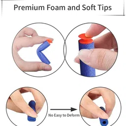 bzilo PACK OF 100 Bullet Foam Darts for Toy Blaster Guns W_32 Darts & Plastic Bullets image 5