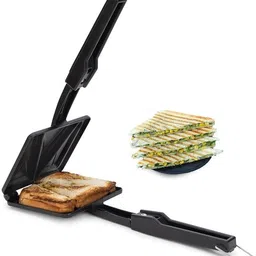 glarixa Best Non-Stick Gas Toaster Compatibility for Sandwich Maker T23 2 W Pop Up Toaster-picture-24