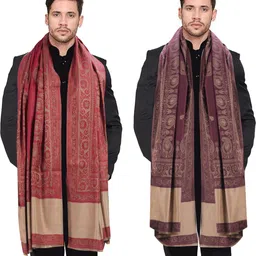 Ramnaya Wool Paisley Men Shawl-picture-20