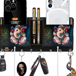 devanshi crafts Ganesha key holder Wood Key Holder-picture-11