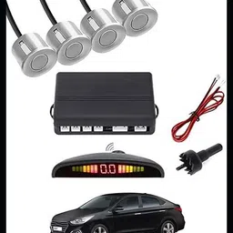 peeps store Car Premium 4 Silver Reverse Parking Sensor-AP25N639 Car Premium 4 Silver Reverse Parking Sensor-AP25N639 Parking Sensor-picture-22