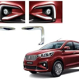 junior Exterior Chrome Accessories Combo Kit for Ertiga 2018 Model Onwards Chrome Maruti Ertiga Side Garnish image 2