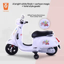 leotoon Looney Tunes Scooter Bike Battery Operated Ride On image 3
