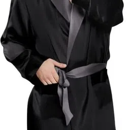 Black Medium Bath Robe-image-31