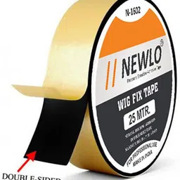 newlo Black Wig Fix Tape – 25 Meters for Secure Hold Hair Accessory Set image 5