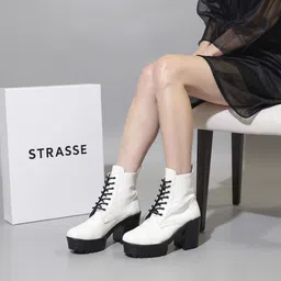 Amazing Design Women's Ankle Length Block Heel Stylish Fashionable Boots Boots For Women-image-11
