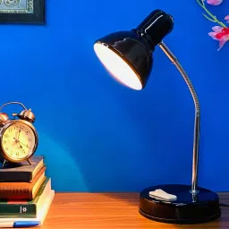 brightdaisy Classy Black Metal Study Lamp image 1