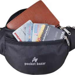 pocket bazar PACK OF 2 WAIST BAGS FOR MEN AND WOMEN Waist Bag image 2