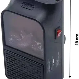 tnglov New Digital Flame Handy Heater | Portable Room Heater Plug-In Space Heater Halogen Room Heater image 2