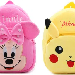 staryans School Bag Kids minnie pikachu Soft Plush Backpack For Small Kids Nursery Bag School Bag-picture-14