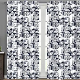 vmd 154 cm (5 ft) Window Polyester Room Darkening Curtain Single Curtain image 2
