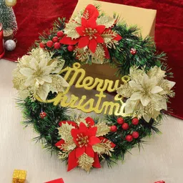 tied ribbons Christmas Wreath image 2