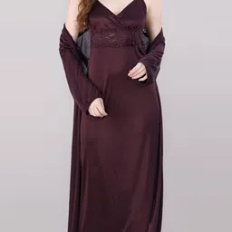 xpiox Pack of 2 Women Nighty image 1