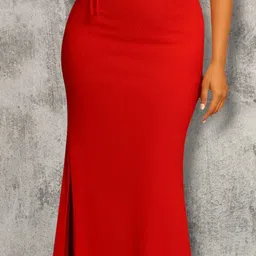 DSV ENTERPRISES Shapeware Red M0047 Lycra Blend Petticoat-picture-36