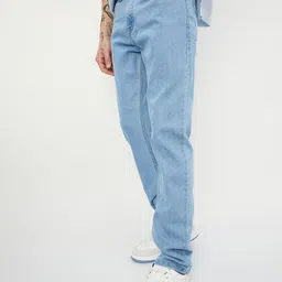 max Men Regular Mid Rise Blue Jeans image 2