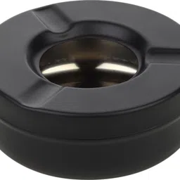 ancance hub Black Stainless Steel Ashtray image 1