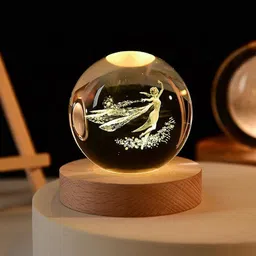 shopogenix Light,2.4 inch Glass Ball with Led Wood Base Lamp Night Lamp-picture-15