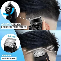 Zeno volt Professional 809 Hair Trimmer LED Display Heavy Duty Salon Series Trimmer Combo Shaver For Men, Men image 5