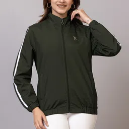 Yaqr Women Regular Windcheater Jacket Striped Women Wind Cheater-picture-35