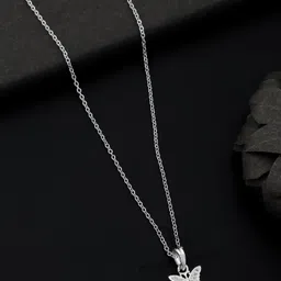 boghra sales combo pendant for girls Silver, Rhodium Diamond Silver, Alloy Pendant image 5
