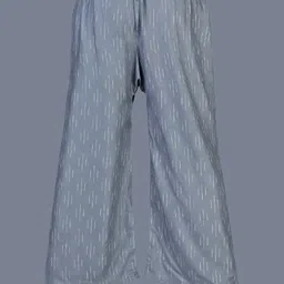 4k fashion Pack of 2 Women Relaxed Grey, Gold Viscose Rayon Trousers image 5