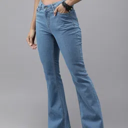 roadster Women Boot-Leg Mid Rise Blue Jeans image 2