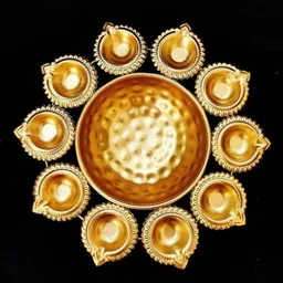 zunishop Iron Table Diya image 3