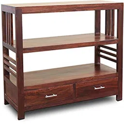 kendalwood furniture Solid Wood Semi-Open Book Shelf-picture-11