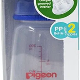 Peristaltic Nursing Bottle Kpp 200Ml (Blue) With 2 Nipple M - 200 ml-image-85