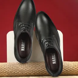 narki Black Formal Shoes for Men | High Heel Shoes Men | Office Shoes for Men Outdoors For Men image 1