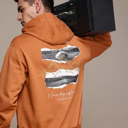 roadster Men Full Sleeve Printed Hooded Sweatshirt-picture-48