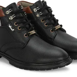 Vellinto PREDATOR Men's Casual Outdoor Synthetic Leather Boots For Men image 2