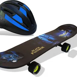 Dragon Fire Dual Medium Skateboard Combo (24*6") (Skateboard+helmet) ( For age group 7 years and above) Skating Kit-image-6