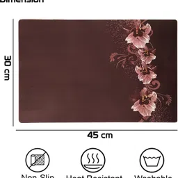 loomantha Rectangular Pack of 6 Table Placemat image 3