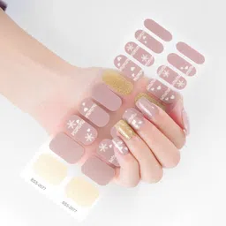 tlismi 20 Tips Self Adhesive Pastel Colored Semi-Cured Press-On Gel Nail Stickers-picture-36