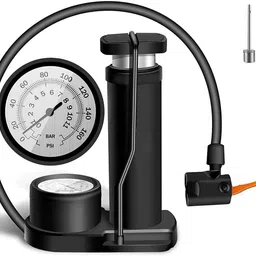 aboi Foot Activated Air Pump for car and Bike Bicycle Bicycle, Car, Balloon Pump Bicycle, Car, Ball, Football Pump Pump image 1