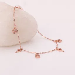 giva Sterling Silver Zircon Rhodium Bracelet-picture-15