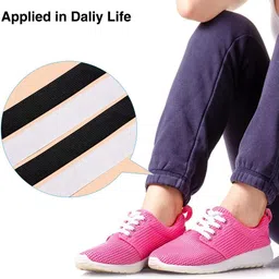aakriti Woven Black, White Elastic image 3