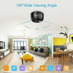 AVOIHS Wifi Wireless 1080p HD Spy Hidden Min Built-in Battery Night Vision Support 64GB Security Camera image 3