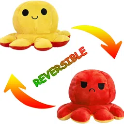 kioni Reversible Octopus Stuffed Plush Soft Toy for Baby Girl Kids Boys - 25 cm-picture-24