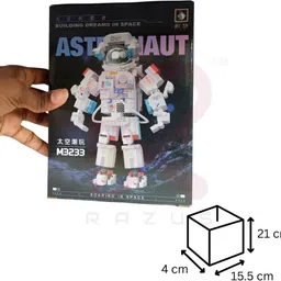 razus Astronaut Space Theme Luxury Micro Building Block Toy Set for Boys 7-14 Years image 2