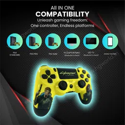 HG WORLD Playstation Dualshock4 Wireless Gamepad | High Performance |Dual Motor Bluetooth Motion Controller image 2
