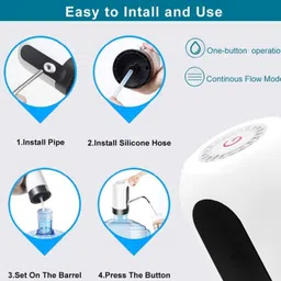 nexora enterprise Automatic Wireless Portable Mini Rechargeable Water Bottle Can Dispenser Bottom Loading Water Dispenser image 3