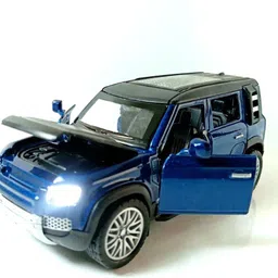 pinakaestore Defender Die-Cast Metal Toy Car Pull Back Opening Doors & Hood Lights & Music-picture-43